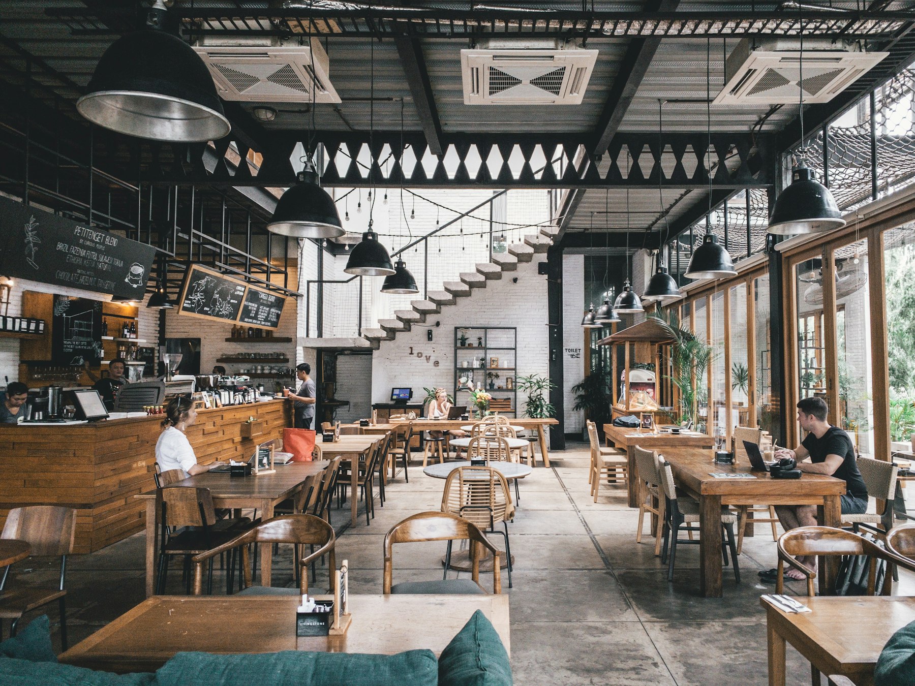 Elegant restaurant dining atmosphere