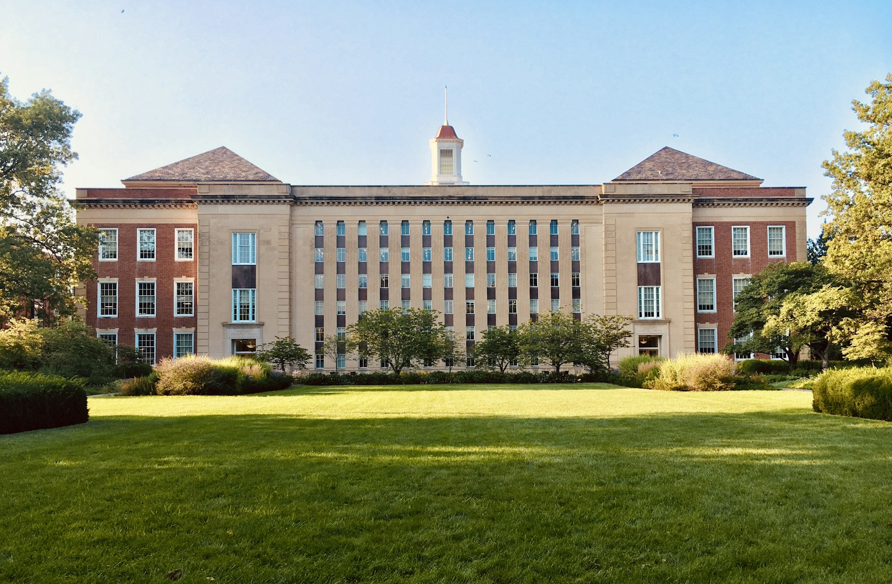 Beautiful school or college campus